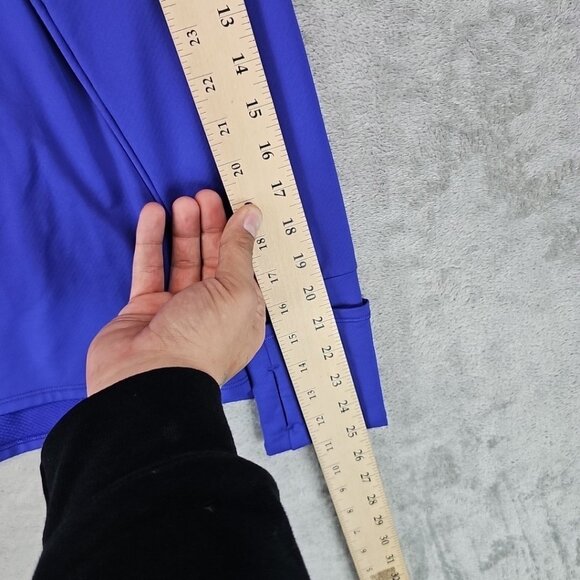 Athleta Speedlight Half Zip Pullover Top Womens Size S Cosmic Blue Athletic - Picture 6 of 7